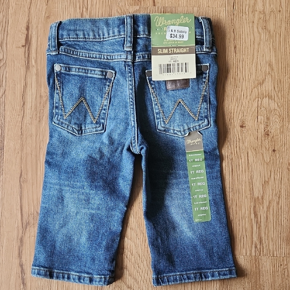Wrangler Men's Blue Slim Straight Jeans